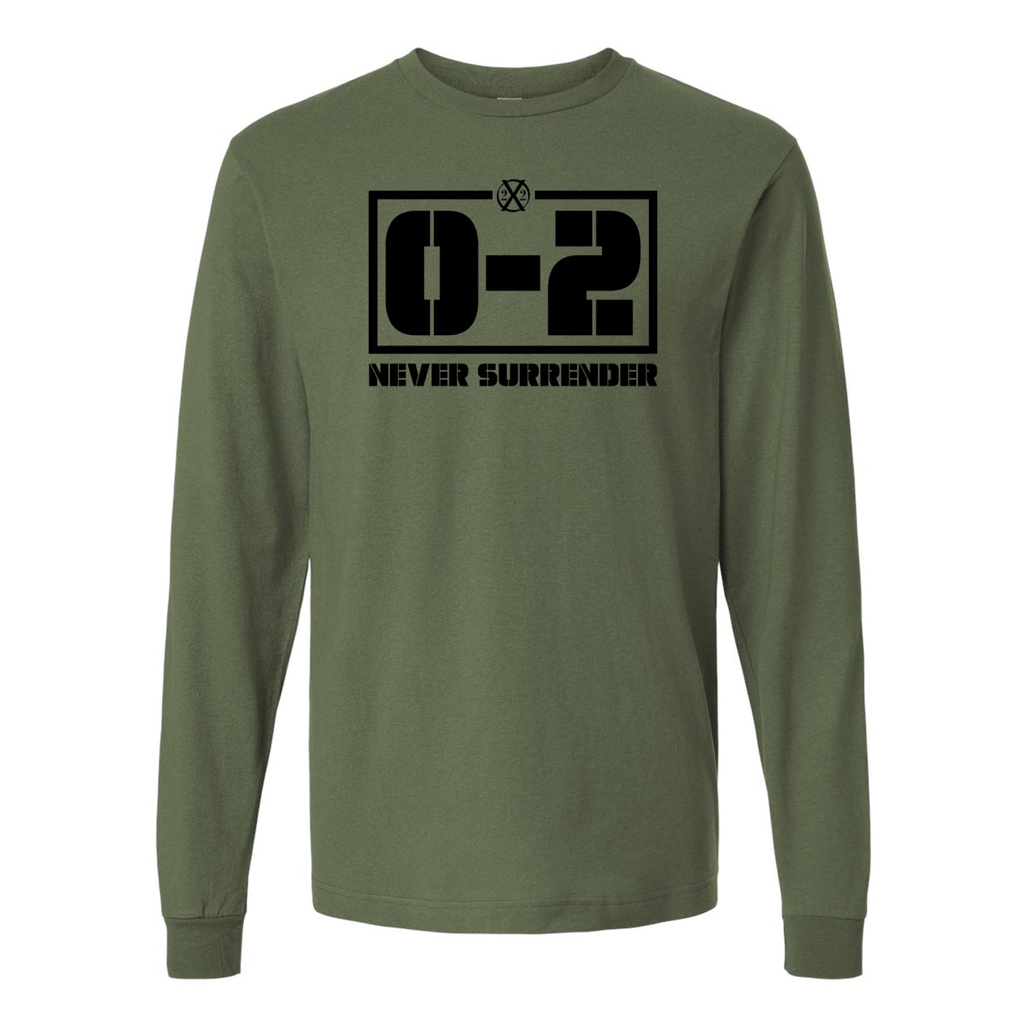 0-2 Never Surrender Long Sleeve Tee
