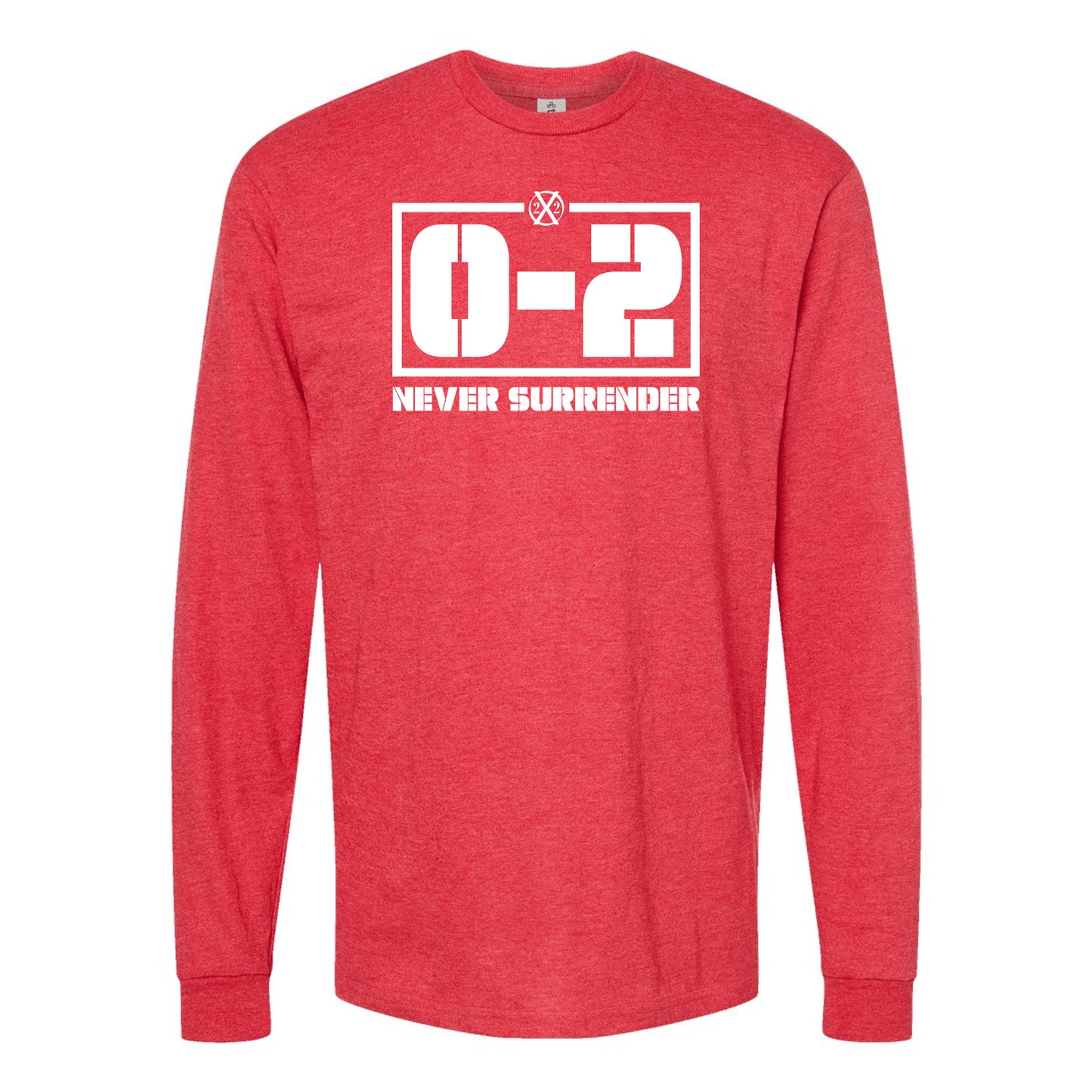 0-2 Never Surrender Long Sleeve Tee